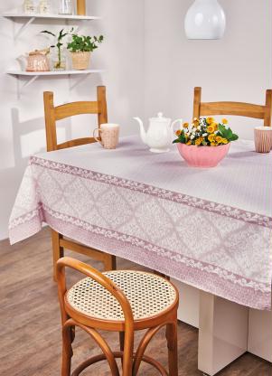 Toalha de Mesa Retangular (Rosa (140x210 Cm))