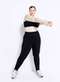 Hering - Calca Legging Esportiva Feminina sem Costura Preto - variação: Preto