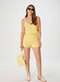 Hering - Shorts Feminino Curto Cintura Alta Amarelo - variação: Amarelo