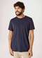 Hering - Camiseta Basica Manga Curta Masculina em Malha Verde - variação: Azul