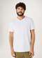 Hering - Camiseta Basica Masculina Manga Curta com Decote V World Vermelho - variação: Branco