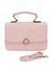 H.e - Bolsa Feminina H.E Sx-6031 Café - variação: Rosa