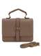 H.e - Bolsa Feminina H.E Sx-6037 Marrom - variação: Taupe