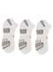 Hoahi - Kit 3 pares de Meias Cano Curto Hoahi 18096 - Branco - variação: - Branco