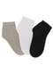 Hoahi - Kit com 3 pares de Meias Cano Curto Infantil Hoahi 23132 - Branco/Preto - variação: - Branco/Preto