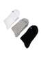 Hoahi - Kit com 3 pares de Meias Cano Longo Hoahi 18096 - Branco - variação: - Preto/Branco