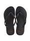 Havaianas - Chinelo Feminino Slim Gloss Havaianas 4145617 Prata - variação: Preto