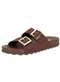 Moleca - Sandália Feminina Conforto Moleca 5436401 - Preto/Camurça - variação: - Chocolate