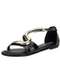 Beira Rio - Sandália Feminina Flat Beira Rio 8367873 Marfim - variação: - Preto