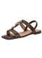 Dakota - Sandália Feminina Flat Dakota Y9611 - Caramelo - variação: - CAFÉ
