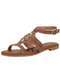 Mississipi - Sandália Feminina Flat Mississipi J0371 Branco - variação: Camel