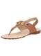 Modare - Sandália Feminina Flat Modare 7053173 - Natural - variação: - Canela