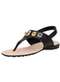 Modare - Sandália Feminina Flat Modare 7053173 - Natural - variação: - PRETO