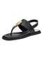 Modare - Sandália Feminina Flat Modare 7212103 - Branco/Off - variação: - Preto