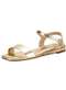 Moleca - Sandália Feminina Flat Moleca 5559101 Ouro - variação: Ouro