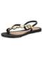 Terra & Agua - Sandália Feminina Flat Terra & Água 260113 Preto - variação: Preto