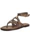 Via Marte - Sandália Feminina Flat Via Marte 329004 Chocolate - variação: Taupe