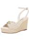 Dakota - Sandália Feminina Anabela Dakota Y9871 - Branco/Off - variação: - Branco/Off