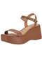 Vizzano - Sandália Feminina Anabela Vizzano 6559103 Preto - variação: Camel