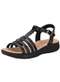 Comfortflex - Sandália Feminina Flat Comfortflex 2543402 - Preto - variação: - Preto