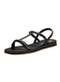 Ipanema - Sandália Feminina Flat Glow Ipanema 27402 - Marfim - variação: - PRETO