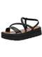 Mississipi - Sandália Feminina Flat Mississipi J0212 Chocolate - variação: Preto