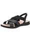 Modare - Sandália Feminina Flat Modare 7174125 Chocolate - variação: Preto