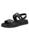 Modare - Sandália Feminina Flat Modare 7178123 - Verde - variação: - Preto