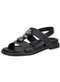 Modare - Sandália Feminina Flat Modare 7205106 - Café - variação: - PRETO