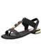 Modare - Sandália Feminina Flat Modare 7217104 Salmão - variação: Preto