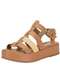 Moleca - Sandália Feminina Flat Moleca 5553102 Camel - variação: Camel