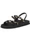Moleca - Sandália Feminina Flat Moleca 5556110 Preto - variação: Preto