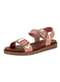 Zaxy - Sandália Feminina Flat Rich Zaxy 19200 - Oliva - variação: - Salmão