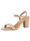 Vizzano - Sandália Feminina Salto Alto Vizzano - 6262474 Bege 01 - variação: BEGE 01