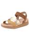 Modare - Sandália Feminina Salto Baixo Modare - 7151119 - Camel - variação: - CAMEL
