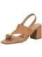 Beira Rio - Sandália Feminina Salto Grosso Beira Rio 8436243 Preto - variação: CAMEL