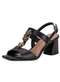 Dakota - Sandália Feminina Salto Grosso Dakota Y9762 - Preto - variação: - Preto