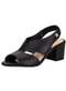 Modare - Sandália Feminina Salto Grosso Modare 7109481 Preto - variação: Preto