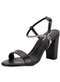 Via Marte - Sandália Feminina Salto Grosso Via Marte 142034 Preto - variação: PRETO