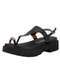 Vizzano - Sandália Feminina Salto Grosso Vizzano 6499135 Camel - variação: Preto