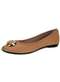 Moleca - Sapatilha Feminina Flat Moleca 5726147 Marfim - variação: Camel