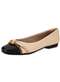 Piccadilly - Sapatilha Feminina Flat Piccadilly 250267 Marfim - variação: Bege/Preto