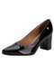 Vizzano - Sapato Feminino Salto Grosso Vizzano 1290500 - Verniz/Preto - variação: - Verniz/Preto