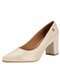 Vizzano - Sapato Feminino Salto Grosso Vizzano 1290500 - Verniz/Preto - variação: - Natural