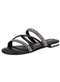 Beira Rio - Tamanco Feminino Flat Beira Rio 8263979 - Natural - variação: - Preto