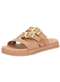 Moleca - Tamanco Feminino Flat Moleca 5490124 - Salmão - variação: - SALMÃO