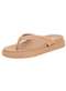 Moleca - Tamanco Feminino Flat Moleca 5554100 Chocolate - variação: Salmão