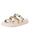 Vizzano - Tamanco Feminino Flat Vizzano 6510102 - Camel - variação: MARFIM