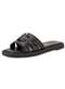 Vizzano - Tamanco Feminino Flat Vizzano 6522101 - Preto - variação: - Preto