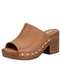 Moleca - Tamanco Feminino Salto Grosso Moleca 5549107 - Preto - variação: CAMEL